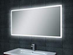 Badkamerspiegel Quatro | 100x60 cm | Rechthoekig | Directe en indirecte LED verlichting | Touch button | Met verwarming