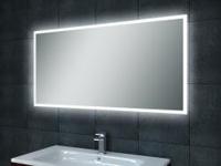 Badkamerspiegel Quatro | 100x60 cm | Rechthoekig | Directe en indirecte LED verlichting | Touch button | Met verwarming - thumbnail