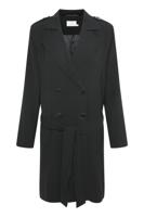 Kaffe Dame Trenchcoat - Zwart - thumbnail