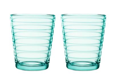 IITTALA - Aino Aalto - Glas 0,22l watergroen set/2