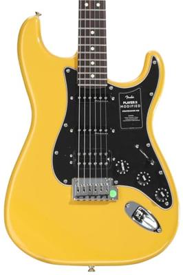 Fender Player II Modified Stratocaster HSS RW Sunshine Yellow elektrische gitaar met deluxe gigbag