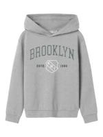 Name it winter sweater jongens - grijs - regular fit - NkmNewi - thumbnail