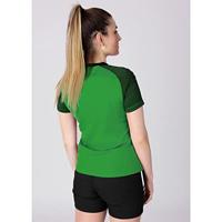 JAKO 6122D T-Shirt Performance Dames - Zachtgroen/Zwart - 34 - thumbnail