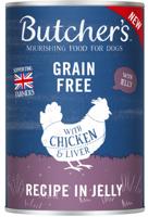BUTCHER'S Original Recept in gelei kip - nat hondenvoer - 400g - thumbnail