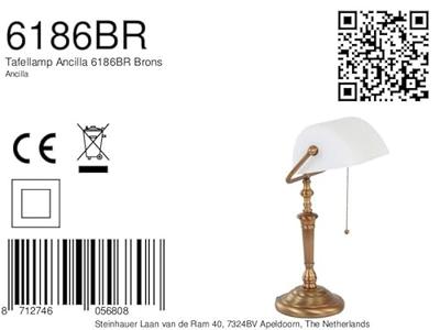 Steinhauer Tafellamp ancilla 6186 brons