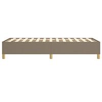 Boxspringframe stof taupe 90x190 cm - thumbnail