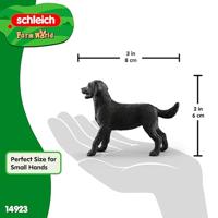 Schleich farm world zwarte labrador retriever 14923 - thumbnail