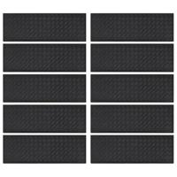 VidaXL Trapmatten 10 st 25x75 cm rubber - thumbnail