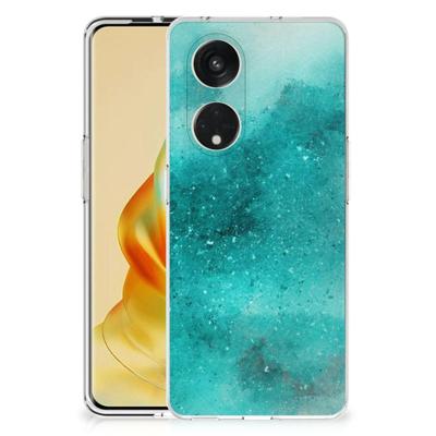 Smartphone hoesje OPPO Reno8 T 5G Painting Blue Smartphone hoesje OPPO Reno8 T 5G Painting Blue
