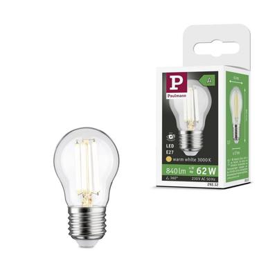 Paulmann 29212 LED-lamp Energielabel A (A - G) E27 Kogel 4 W Warmwit (Ø x h) 45 mm x 80 mm 1 stuk(s) Paulmann 29212 LED-lamp Energielabel A (A - G) E27 Kogel 4 W Warmwit (Ø x h) 45 mm x 80 mm 1 stuk(s)
