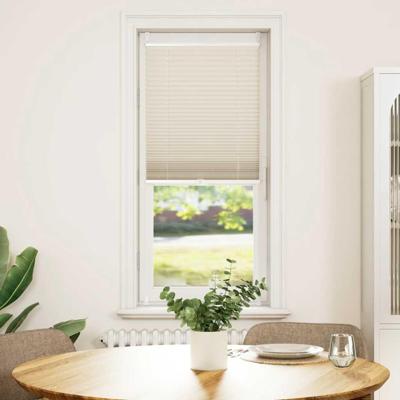 VidaXL Plisséjaloezie 40x100cm crèmekleurig