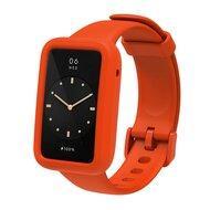 Siliconen sportbandje met case - Oranje - Xiaomi Smart band 7 Pro Siliconen sportbandje met case - Oranje - Xiaomi Smart band 7 Pro