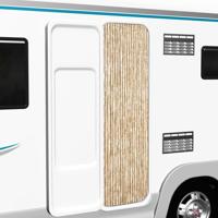 VidaXL Vliegengordijn 56x200 cm chenille beige - thumbnail