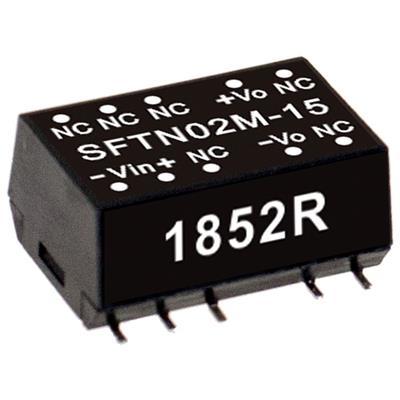 MEAN WELL SFTN02L-05 DC/DC-convertermodule 400 mA 2 W Aantal uitgangen: 1 x Inhoud 1 stuk(s)