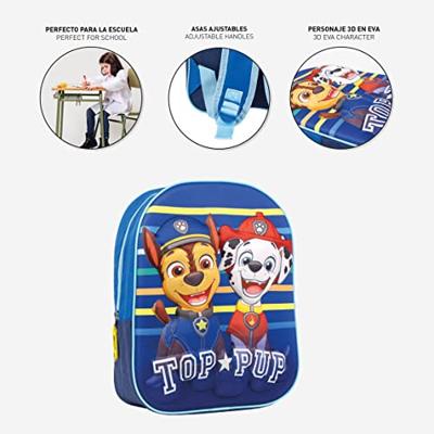 Paw Patrol 3D schooltas 31x25x10 cm - polyester