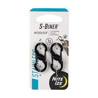 NITE Ize NI-LSBM-01-2R3 Karabijn MicroLock S-Biner 2 35 mm x 15 mm x 7 mm 2 stuk(s) - thumbnail