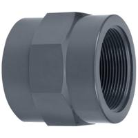 Aquaforte PVC Schroefbus 20mm x ½ Inch - Waterdichte Lijmmof Binnendraad voor Vijver setups - thumbnail