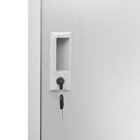 Lockerkast 90x45x92,5 cm staal lichtgrijs - thumbnail