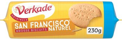 Verkade San Francisco koekjes natural, pak van 230 gram