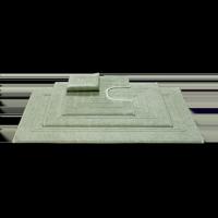 Vandyck Vandyck Badmat Houston Toiletmat 60x60 smoke green - thumbnail