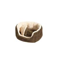 Nobby Comfort bed CENO beige/bruin L x B x H: 86 x 70 x 24 cm - thumbnail