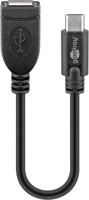 Goobay 55470 USB-C verlengkabel, zwart - thumbnail