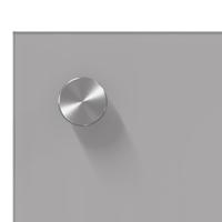 VidaXL Keuken spatscherm lichtgrijs 110 x 60 cm gehard glas - thumbnail