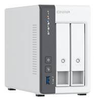 QNAP TS-216G data-opslag-server NAS Tower Cortex-A Cortex-A55 4 GB 0 TB Wit - thumbnail