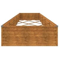 Plantenbak verhoogd 482x100x36 cm cortenstaal - thumbnail