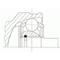 Albrecht wieldop "storm" wheel cover storm 15" sto 15" city line piece - thumbnail