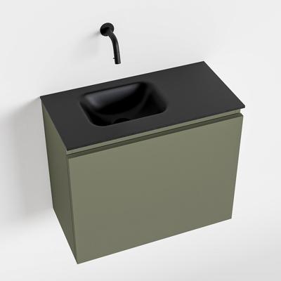 MONDIAZ OLAN 60cm toiletmeubel army. LEX wastafel urban links geen kraangat MONDIAZ OLAN 60cm toiletmeubel army. LEX wastafel urban links geen kraangat