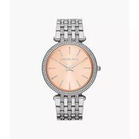 Michael Kors Dames Darci MK3218 zilver glitter roestvrij staal Japans quartz modehorloge - thumbnail