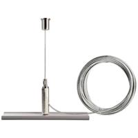 Deko Light 710095 D Line Seilabhängungshalter Mini mit 5,0m Abhängeseil 230V-railsysteemcomponenten Stroomrail 3-fasig Grijs - thumbnail