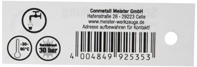 Meister Messing Snelkop-Schroefst.M 1''Dvgw - WU9925350 Meister Messing Snelkop-Schroefst.M 1''Dvgw - WU9925350