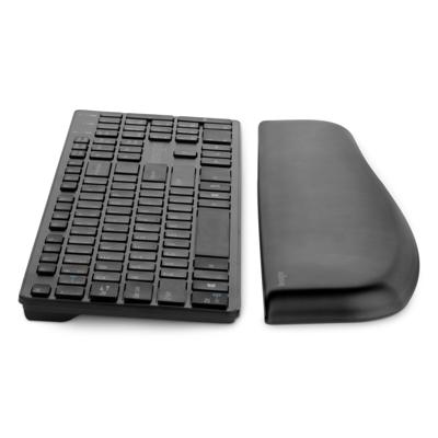 Kensington TAS Ergosoft Standard Gel-polssteun Ergonomisch, Antislip Zwart