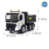 Jamara 1/20 Dump truck Volvo FMX Meiller - thumbnail