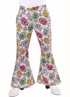 Hippie broek mexican skull man - thumbnail
