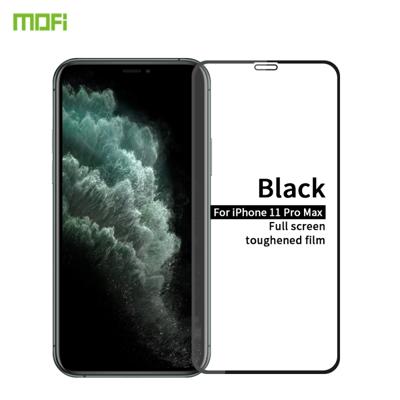 Voor iPhone 11 Pro Max MOFI 9H 2.5 D volledig scherm gehard glas film (zwart)