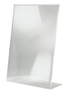 Sigel TA213 TA213 Tafelstatief L-vorm Voor papierformaat: DIN A3 Glas (helder) 1 stuk(s) - thumbnail