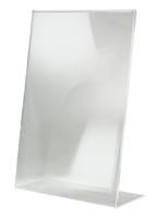 Sigel TA213 TA213 Tafelstatief L-vorm Voor papierformaat: DIN A3 Glas (helder) 1 stuk(s) - thumbnail