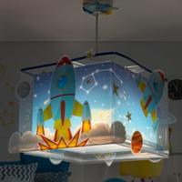 Dalber HanglampjeRocket blauw met wit - 63352 - thumbnail