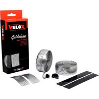 Velox stuurtape gloss metal geperforeerd zilver (2st) - thumbnail