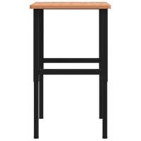 Werkbank rechthoekig 100x60x(71,5-98) cm massief beukenhout - thumbnail