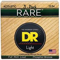 DR Strings RPM-12-3PK Rare 3 sets 12-54 snaren voor akoestische gitaar - thumbnail