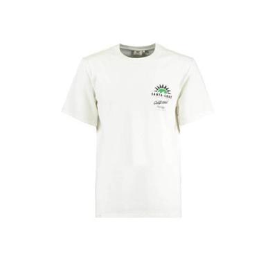 America Today T-shirt Elon Cruz met printopdruk ecru