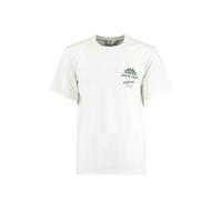 America Today T-shirt Elon Cruz met printopdruk ecru - thumbnail