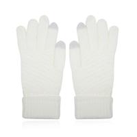 LGT JWLS Dames Touchscreen Handschoenen in Wit - thumbnail