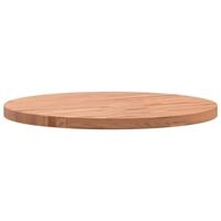 Tafelblad rond 50x2,5 cm massief beukenhout - thumbnail