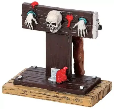 Lemax in the stocks halloween figuur Spooky Town 2009 Lemax in the stocks halloween figuur Spooky Town 2009