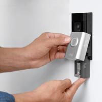ring Video Doorbell + Chime (2nd Gen) Video-deurintercom via WiFi WiFi Nikkel (mat), Zwart - thumbnail